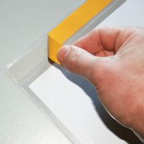 Wall Mounted Document Holder Self Adhesive Clear