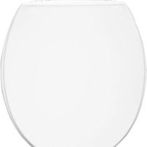 Unbreakable White Toilet Seat Cover