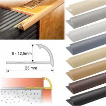 PVC Round Edge Trims Quadrant Tile 8, 10, 12.5mm X 2.5m