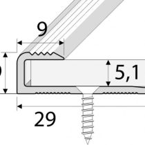  Anodized Aluminum Door Profile Threshold for Flooring 5mm