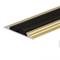 Anodized  Aluminum Profile anti-slip rubber Threshold Strip 50mm