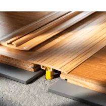 Flat Profile Wood Effect PVC Door Threshold Strip 36mm