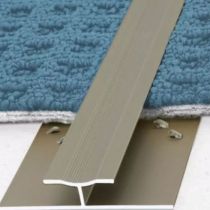 Anodized Aluminum Dual Edge Carpet Profile 20mm
