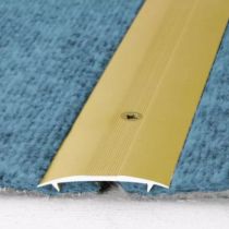 Twin Grip Anodised Aluminium Carpet Cover Profile 36mm