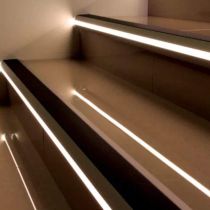 Non-Slip Vision Light Out Stair Nosing 77.5 x 48.5mm