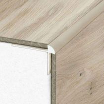 LVT Anodised Aluminium Stair Nosing Edge Profile For 5mm Flooring