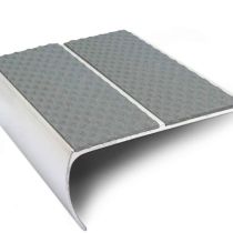 Tredsafe PVC Aluminium Non Slip Edge Trim Stair Nosing 85 x 40mm