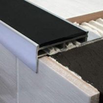 Non Slip Slimline Ceramic Tile-In Stair Nosing 12.5mm
