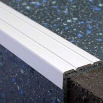 Aluminium Retrofit Self Adhesive Non Slip Stair Nosing 2.7m