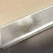 Aluminium Brushed Silver Skirting Board-2.5m